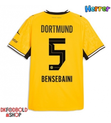 Borussia Dortmund Ramy Bensebaini #5 Hjemmebanetrøje 2026-27 Kort ærmer Borussia Dortmund Ramy Bensebaini #5 Hjemmebanetrøje 2026-27 Kort ærmer
